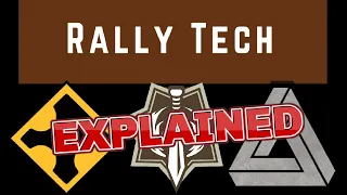 War Commander - Rally Tech Explained.