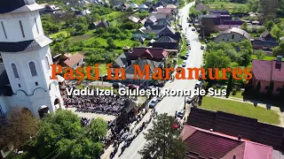 Pasti in Maramures - Vadu Izei - Giulești - Rona de Sus (Vedere Aeriana)