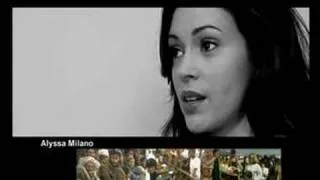 Alyssa Milano Millenium Campaign 2005