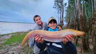 PESCÓN EN ESQUINA, ISLA Y PESCA DE SURUBIES, RÍO PARANÁ GOYA