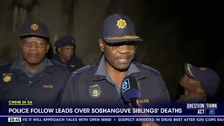 Police follow leads over Soshanguve siblings' death