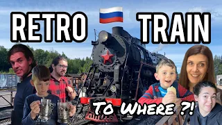 RUSSIAN Cross Country Vacation on a Retro Train! WHAT will Happen?!