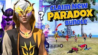 Golden Paradox Bundle Gameplay😲 New Bundle Ke Sath Solo Vs Squad Gameplay🎮 | Ps Gaming FF | FF Max