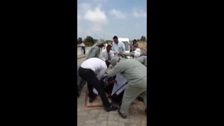 Coffin Collapses And Corpse Ends Up On Pavement