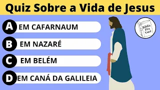 QUIZ COM PERGUNTAS SOBRE A VIDA DE JESUS CRISTO - SERÁ QUE  VOCÊ SABE RESPONDER? QUIZ DE NÍVEL MÉDIO