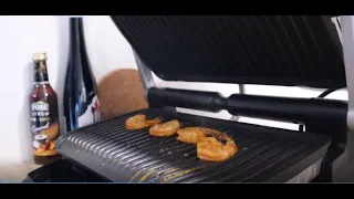 Easy Shrimps on Tefal Optigrill / Рецепт креветок на гриле Tefal Optigrill