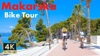 Makarska Riviera 🇭🇷 Croatia 4K Bike Tour Makarska Baska Voda Brela 2022