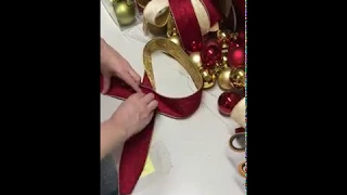 Making a Christmas Bow - Part 1