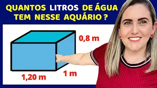 🤔COMO CALCULAR OS LITROS DE ÁGUA ?? Matemática básica todo dia.📚🚀