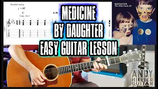 How to play Daughter Medicine Guitar Tutorial Lesson (EASY)