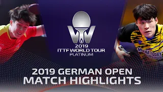 Wang Chuqin vs Jang Woojin | 2019 ITTF German Open Highlights (R32)