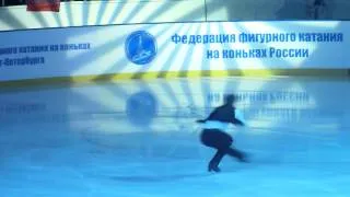 Brian Joubert at Mishin's show 10 03 2014 (Black eyes)