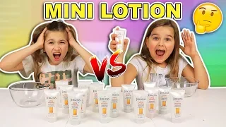 Don't Choose the WRONG MINI Lotion Slime Challenge!! | JKrew