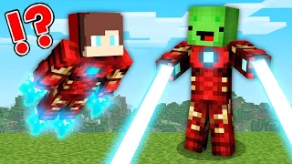 How Maizen and Mikey Became Iron Man - Funny Story in Minecraft (Mazien Mizen JJ)