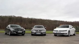 Peugeot 508 vs Renault Talisman vs Volkswagen Passat