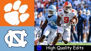 #1 Clemson vs North Carolina Highlights | NCAAF Week 5 | College Football Highlights