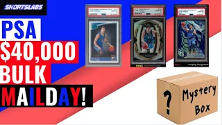 Ep 58: $40,000 PSA ORDER BULK MAIL DAY - GEM MINT LUKA DONCIC ROOKIES!