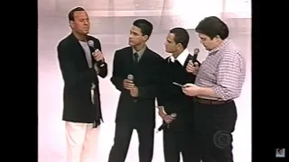 Julio Iglesias Domingão do Faustão Brasil 1999 (Zeze di Camargo Tom Cavalgante)