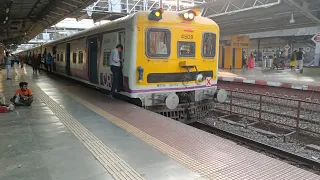 OLD Local Train of Mumbai ll Retrofitted EMU Local Train ll  Mumbai Local Train