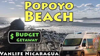 Beach town Vanlife in Popoyo, Nicaragua: 5 dollars a night