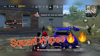 TOp 10 SQUAD wIPES || Pubg Moments | Serialkillerx gaming Mobile solo vs squads 1 Vs 4