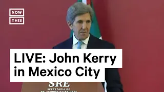 John Kerry Holds Press Conference in Mexico City I LIVE