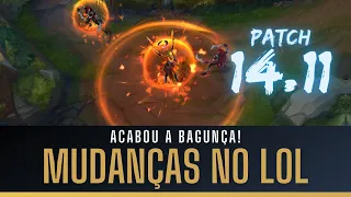 MUDANÇAS NO LOL! RIOT DECIDIU ACABAR COM O 2V1 NO TOP! ACABOU A BAGUNÇA, PATCH 14.11