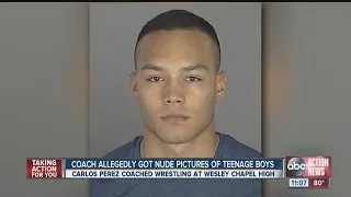 Wrestling coach arrested, posed as woman