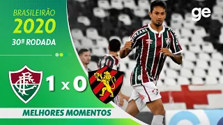 FLUMINENSE 1 X 0 SPORT | MELHORES MOMENTOS | 30ª RODADA BRASILEIRÃO 2020 | ge.globo