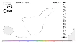 Tenerife Rain forecast: 2017-08-29