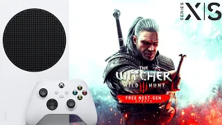 Witcher 3 NEXT GEN Xbox Series S graphics test 1440p 30 FPS 1260p 60 FPS