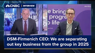 DSM-Firmenich CEO: We are separating out key business from the group in 2025