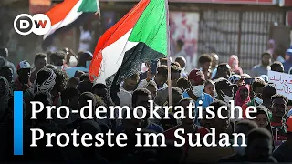 Proteste gegen Militärputsch im Sudan | DW Nachrichten