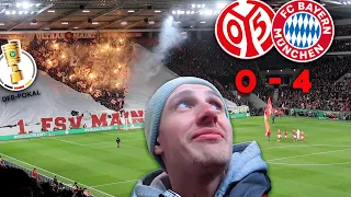 DFB POKAL MAINZ 05 - BAYERN MÜNCHEN STADIONVLOG | WAS NE KLATSCHE 😭🫠