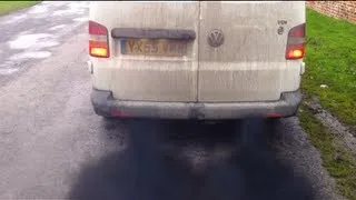 Smoking VW T5 Transporter VIDEO