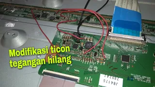 cara modifikasi ticon tegangan yang hilang #modifikasi_ticon #vlog45