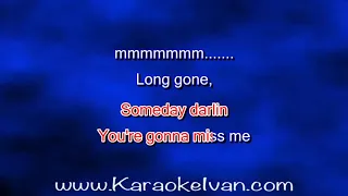 Connie Francis - Youre Gonna Miss Me KARAOKE