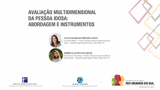 Oficina de Avaliação Multidimensional da Pessoa Idosa: abordagem e instrumentos