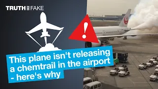 This plane isn't releasing a chemtrail in the airport – here's why • The Observers - France 24