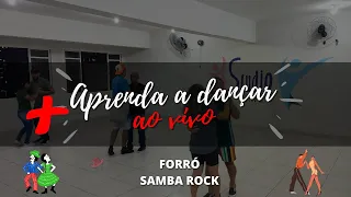 AULA DE FORRÓ, SAMBA ROCK e ZOUK - APRENDA A DANÇAR AO VIVO #AULA0194