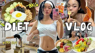 What I eat in a day😋 Healthy Korean meals + workout💪🏻
