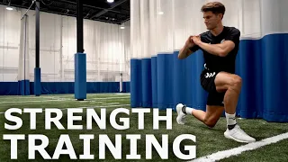 Full Body Strength Workout & Technical Training Session | A Day In The Life of a Footballer