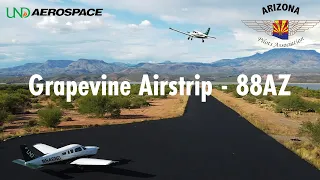 Backcountry Flying to Grapevine Airstrip - 88AZ