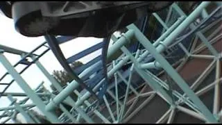 Atomic Flyer Roller Coaster Front Seat POV Onride Movie Park Germany