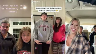 Lying About My Daily Routine In Front Of My Parents Tiktok Compilation