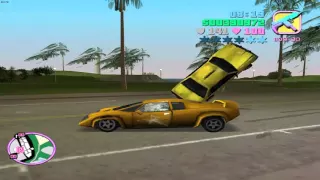 GTA Vice City: Textures Glitch, Super Infernus, Stupid Police, Crazy Taxi (handling.cfg editing)