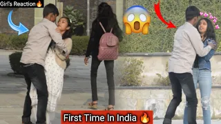 Accidentally Hugging Prank 😍On Cute Girls | Epic Reaction | Prankster Sachin