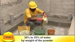 WATER PROOFING OF CONCRETE