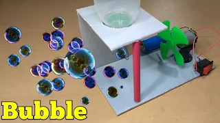 How to make easy and simple Bubble machine using shampu at home | Bubble machine | Bubble