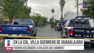 Dos hombres fueron asesinados a balazos en la Colonia Villa Guerrero | Imagen GDL con Rey Suárez